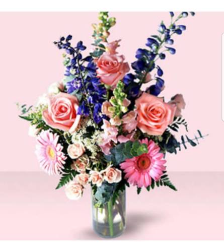 Cool Pinks. An arrangement by Avenue Flowers and Gifts.