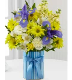 Vintage Iris. An arrangement by Avenue Flowers and Gifts.