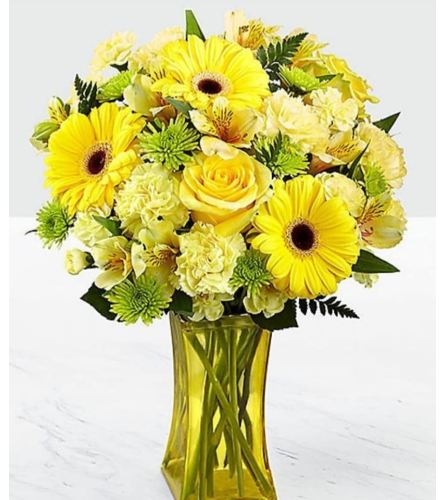 Lemon Line. An arrangement by Avenue Flowers and Gifts.