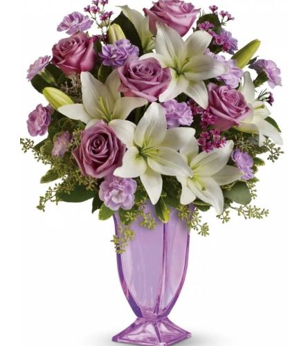 Lavender Queen. An arrangement by Avenue Flowers and Gifts.