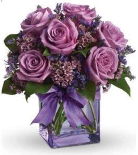 Lavender Mornings. An arrangement by Avenue Flowers and Gifts.