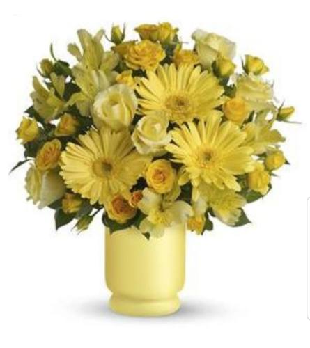 Sunny Forever. An arrangement by Avenue Flowers and Gifts.
