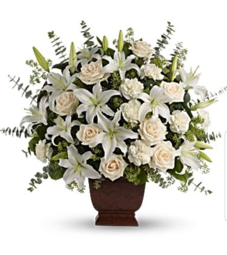 Noble Heritage Lily Tribute. An arrangement by Avenue Flowers and Gifts.