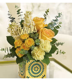 Thankss. An arrangement by Avenue Flowers and Gifts.