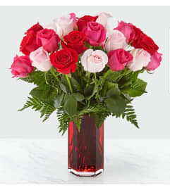 SPECTACULAR VALENTINE'S LOVE. An arrangement by Avenue Flowers and Gifts.