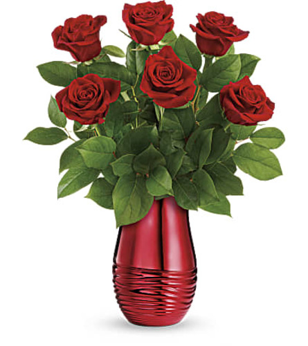 Rouges Romance. An arrangement by Avenue Flowers and Gifts.