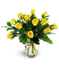 Yellow Rose Delight. An arrangement by Avenue Flowers and Gifts.