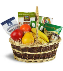 Health Nut Basket™. An arrangement by Avenue Flowers and Gifts.