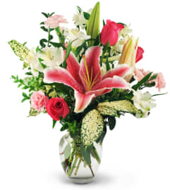 Blissful Pink. An arrangement by Avenue Flowers and Gifts.
