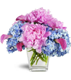 Love's Blessing Peony Vase™. An arrangement by Avenue Flowers and Gifts.