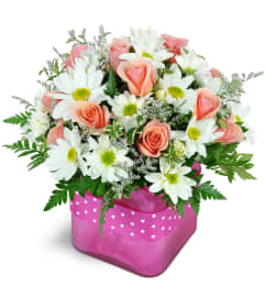 Bubble Gum Bliss™. An arrangement by Avenue Flowers and Gifts.