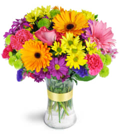 Radiant Rainbow™. An arrangement by Avenue Flowers and Gifts.