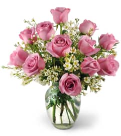 Dozen Lavender Roses. An arrangement by Avenue Flowers and Gifts.