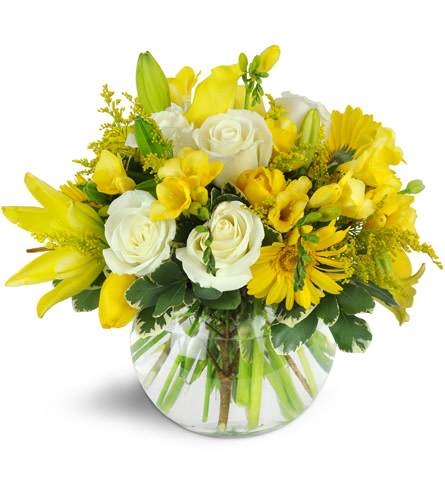 Lucky Stars™. An arrangement by Avenue Flowers and Gifts. Treat them to a gorgeous mix of roses, tulips, calla lilies, freesia, and more..