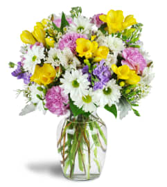 Sunshower Bouquet™. An arrangement by Avenue Flowers and Gifts.