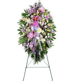 Tender Sentiments Lily Spray™. An arrangement by Avenue Flowers and Gifts.