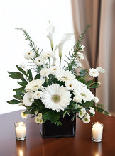 Sympathy & Funeral — white and soft-toned flowers for remembrance and comfort