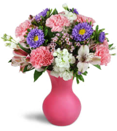 Perky Pinks™. An arrangement by Avenue Flowers and Gifts.