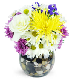 Sunny Day Flair. An arrangement by Avenue Flowers and Gifts.