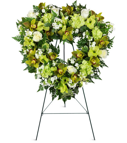 Open Heart Orchid Spray™. An arrangement by Avenue Flowers and Gifts. Cymbidium orchids, Dendrobium orchids, roses, gladiolus, and more are...