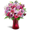Bright Medley™ - Premium. An arrangement by Avenue Flowers and Gifts. This arrangement includes a lively combination of Stargazer lilies, bright...