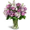 Fragrance Bouquet for Spring™ - Premium. An arrangement by Avenue Flowers and Gifts. Send them lovely lilacs, stock, tulips, and roses elegantly...