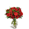 Merry Making Bouquet™ - Deluxe. An arrangement by Avenue Flowers and Gifts. Surprise them with a bouquet of red roses, carnations, anemones, ilex...