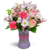 Daydream Breeze - Standard. An arrangement by Avenue Flowers and Gifts. Treat them to dreamy roses accented by alstroemeria, daisies, carnations,...